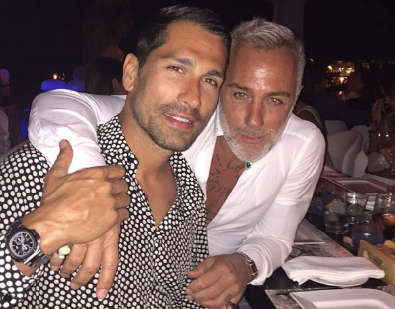 Marco Borriello con Gianluca Vacchi - Foto: Instagram